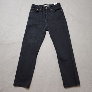 Levi's Wedgie Fit - Premium red tab Women's size 25 black jeans